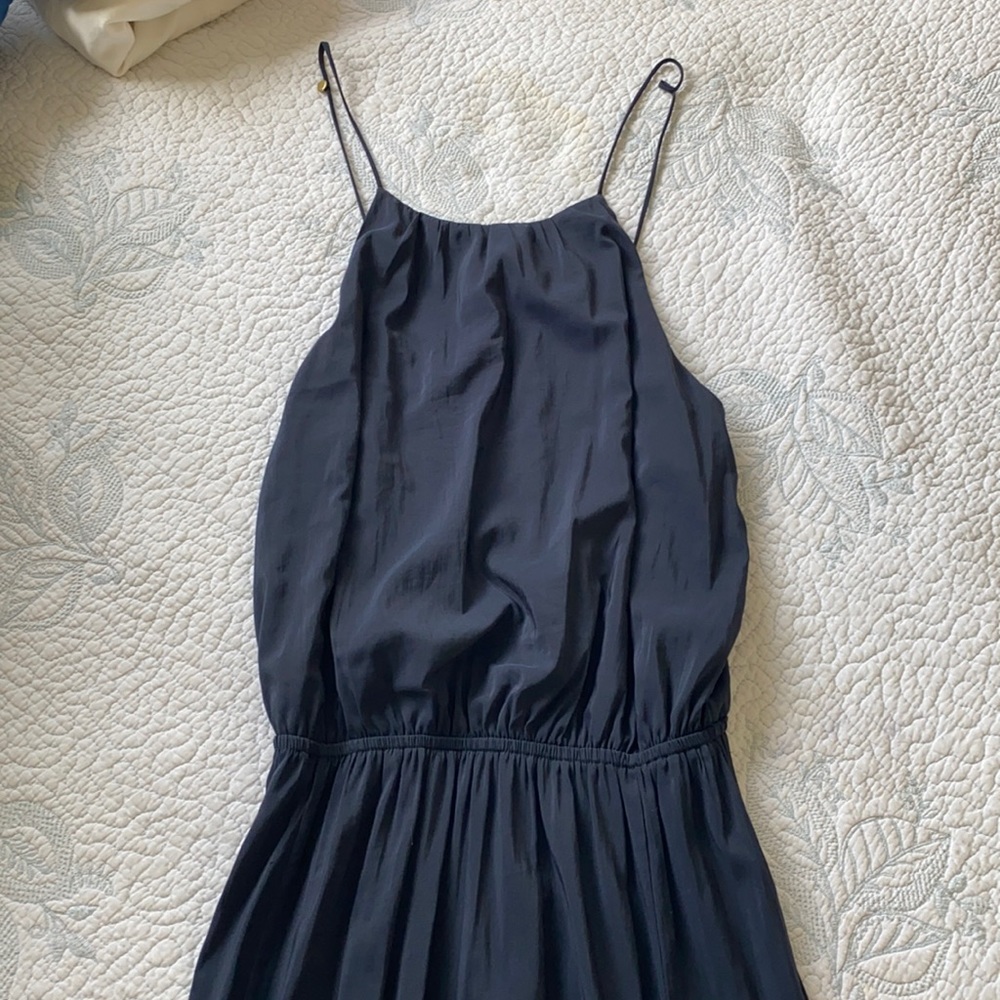 H&M maxi dress navy blue